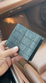 Кошелёк Hermes из кожи крокодила