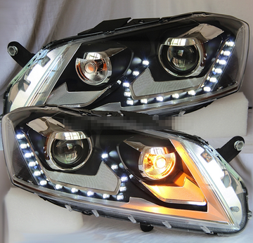 Передние фары VW Пассат Б7 2011-2014 V4 Type