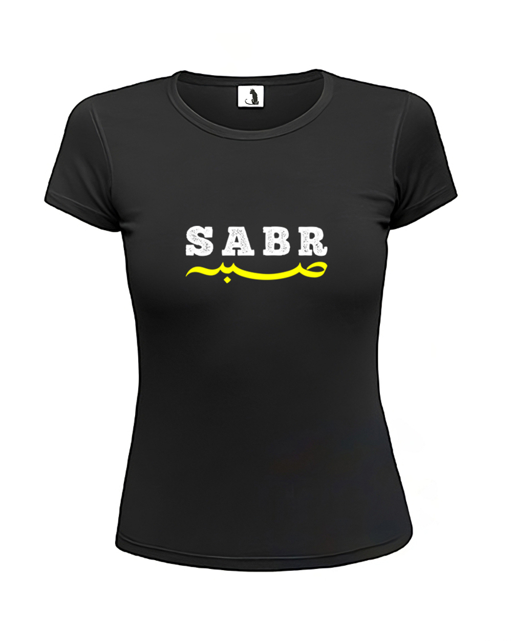 Футболка Sabr женская приталенная черная