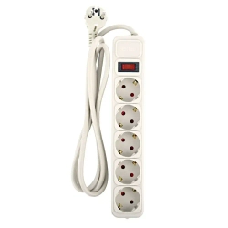Удлинитель - сетевой фильтр REAL POWER 1,8м, 5р 16А, 3,5кВт