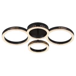 Светильник потолочный светодиодный Rivoli   6191-201 LED 75Вт 3000-6000К чёрный с пультом