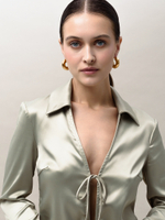 Серьги "Bagel" Gold