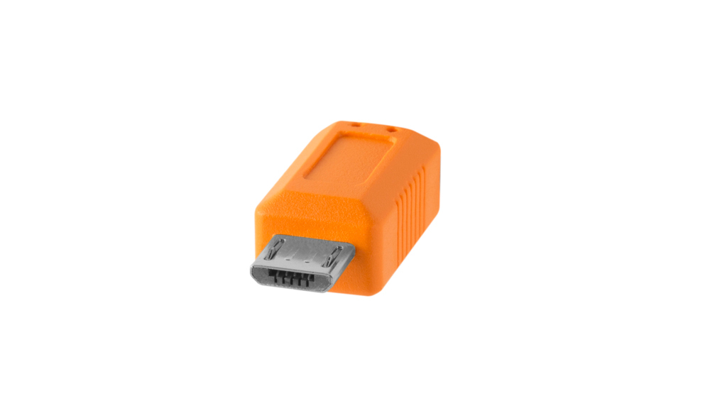 Tether Tools TetherPro USB-C to 2.0 Micro-B 5-Pin 4.6m Orange