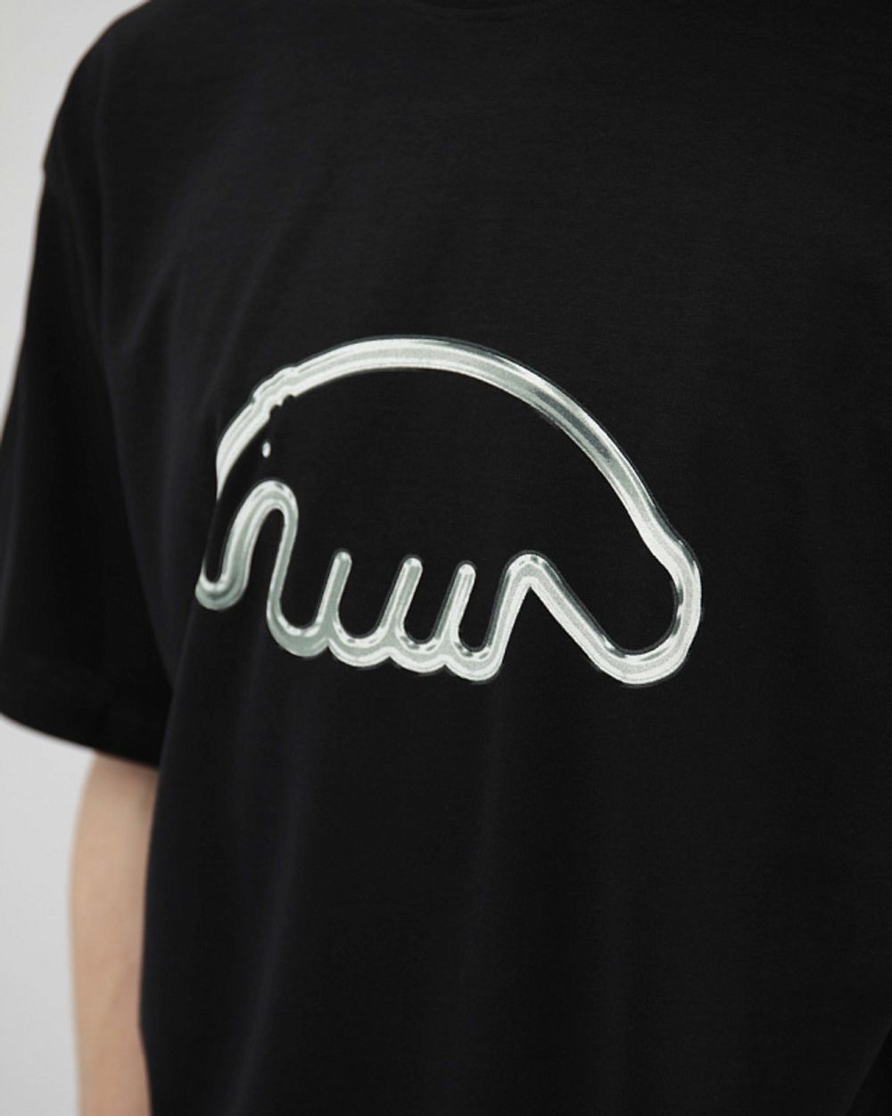 Футболка Anteater 465 Chrome Logo Черная