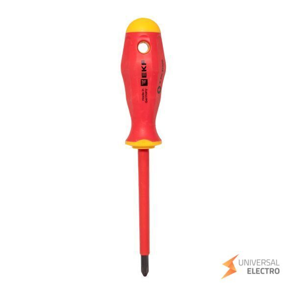 Отвертка Professional PH2х100 мм VDE 1000В EKF