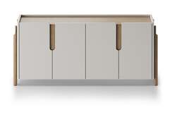 Комод Basic 4 двери ширина 180 см (дымка)