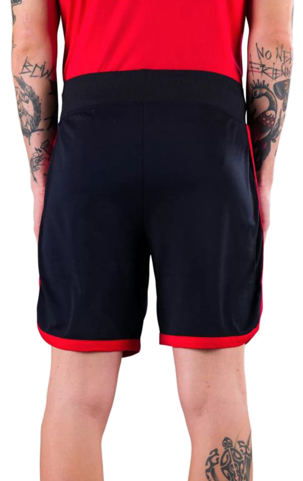 Теннисные шорты Hydrogen Tech Shorts Man - blue navy/red