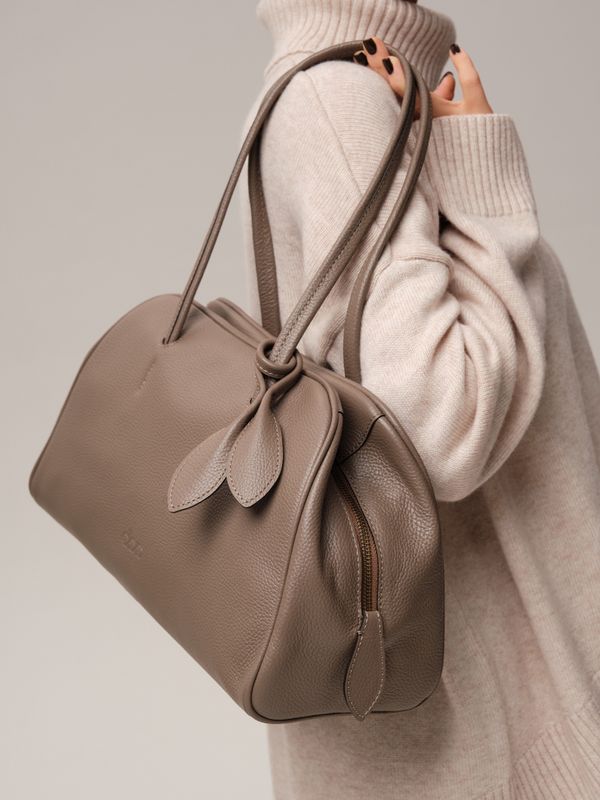 Кожаная сумка DBR 31338 таупе