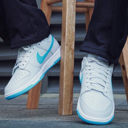 Nike Dunk Low Pure Platinum Blue Lighting
