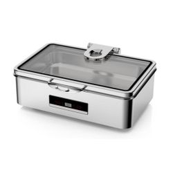 Мармит электрический 9 л 1/1*65 сухой нагрев без воды с откидной крышкой и окном "TERNI" SUNNEX