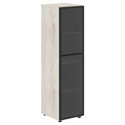 Шкаф колонка со стеклянной дверью LMC 40.2(R)  400х430х1517 LOFTIS