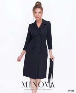 Платье 1116-черный Minova