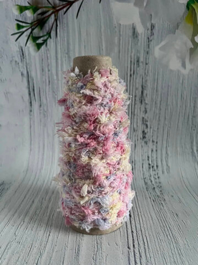 Пряжа Единорог UNICORN мультиколор с шишибриками 50 g