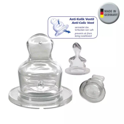 Соска силиконовая для бутылочки Nip 2 шт. размер 1 M, 0-6 месяцев