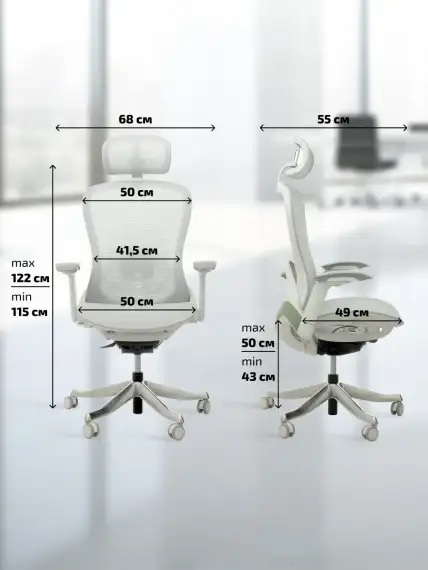 Офисное кресло SPARX FT-3 Enigma Plus White / Grey