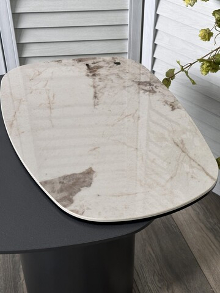 Стол М-City DISAUR Кофейный Арвид (Arvid) Pandora керамика на стекле, МДФ, темно-серый МДФ каркас