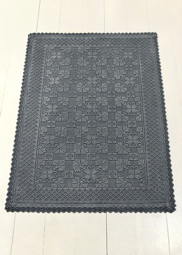 Коврик для ванной 70х100 Luxberry Vintage 1 серый