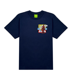 Футболка HUF Seeing Things Triple Triangle Navy