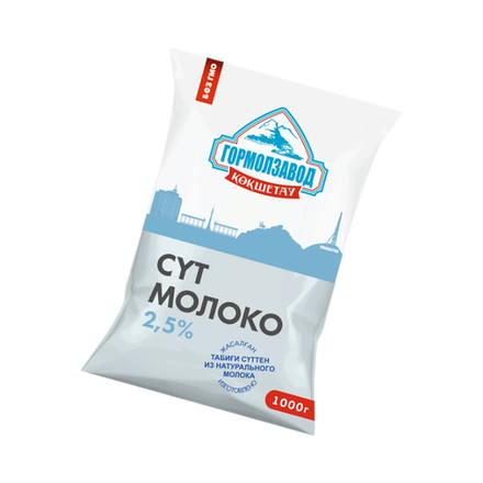 Молоко Гормолзавод 2,5% 1 л