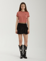 Женская Футболка Cropped Ringer