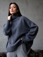 Объемный свитер “Cozy”, Серый