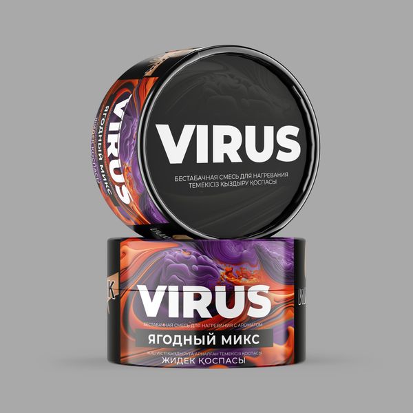 Поступление Бестабачной смеси VIRUS! Теперь в новом дизайне!
