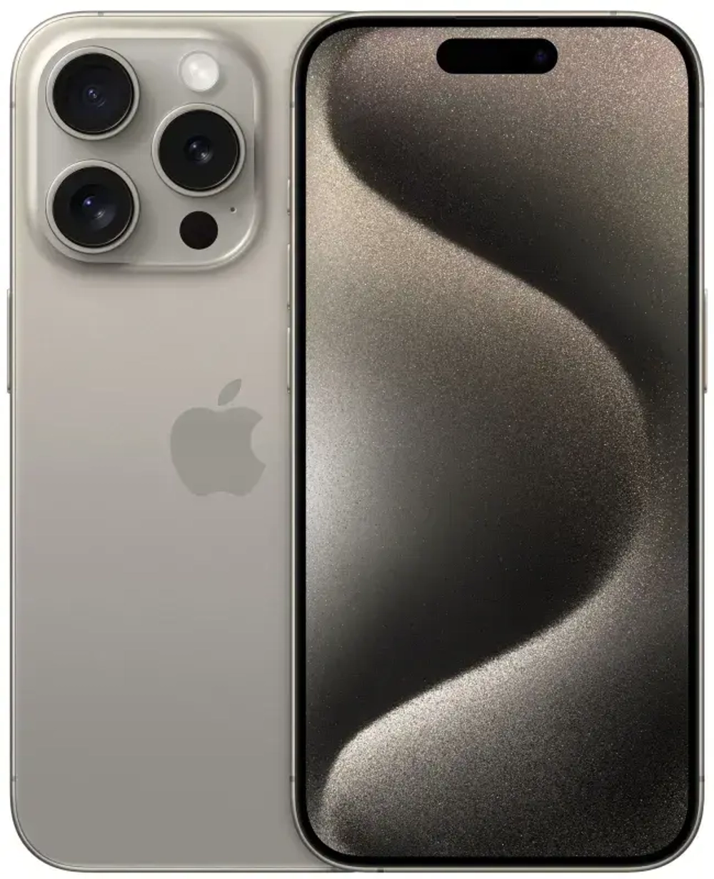iPhone 15 Pro 128 ГБ Natural Titanium(Без коробки)