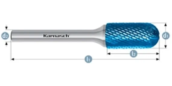 Метчик машинный LENZ M3х0,5 мм, HSSE/TiN, ISO 529, арт. LZGM-0503