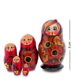 Народные промыслы МР-43/ 9 Матрешка 5м «Василиса» мал.