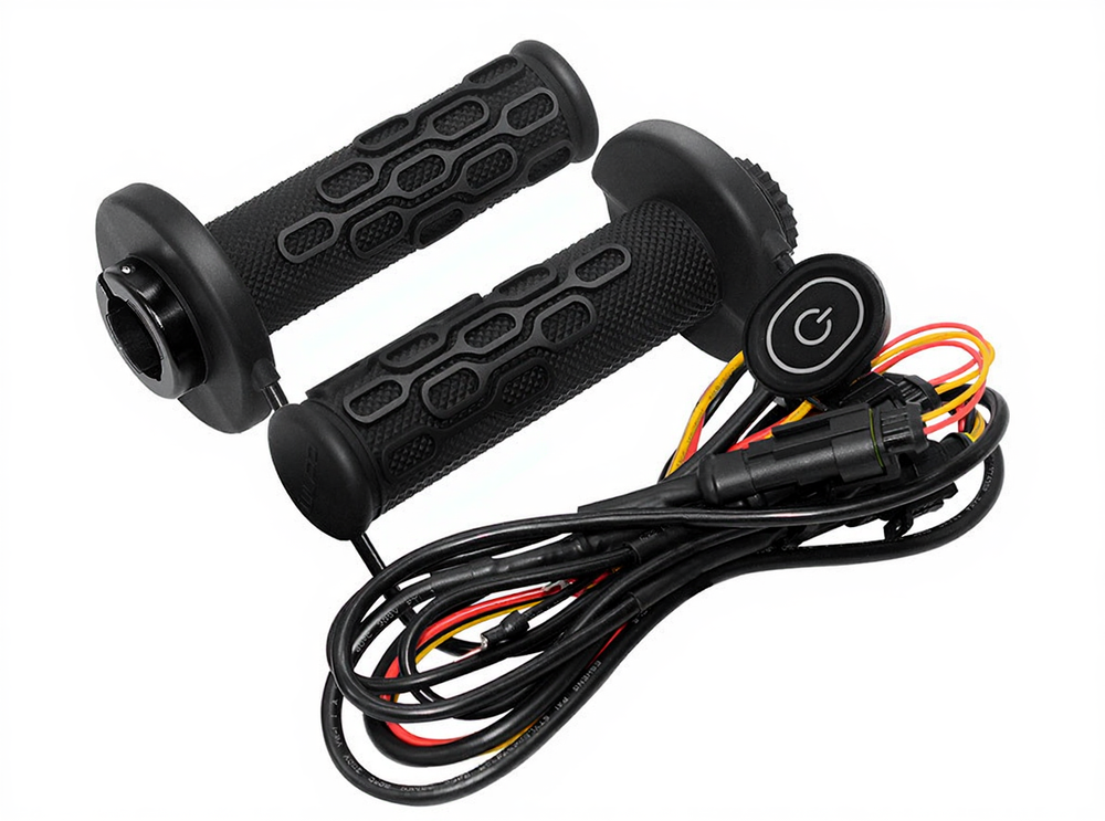 Подогрев ручек мотоцикла OFF-Road. Крепление Lock-on