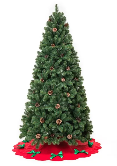 Искусственная елка Снежная королева зеленая 270 см., мягкая хвоя, ЕлкиТорг (32270)