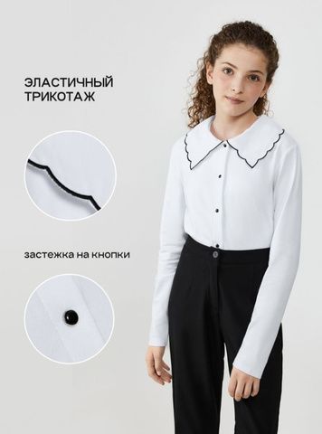 20260260005, Блузка жен. Rakel_teen белый