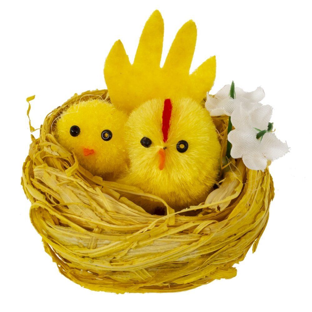 GAEM Набор из 6-ти изделий декоративных "Гнездо пасхальное" (5,5*5*4), L17,5 W12,5 H6 см