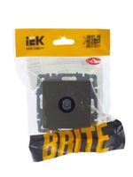 BRITE Розетка TV оконечная РТВ11-0-БрШ шампань IEK