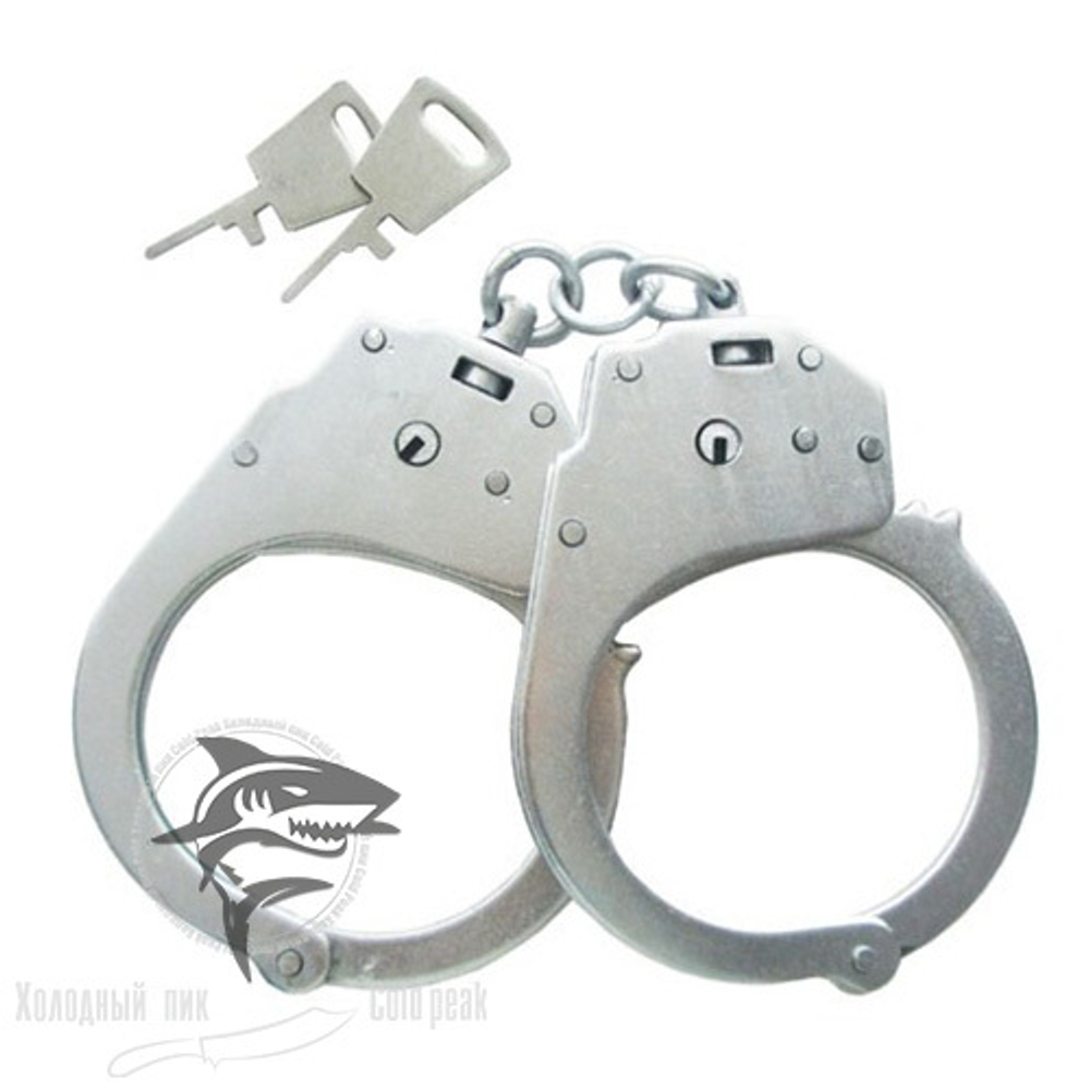 Наручники “КРОТ” (никель, без фиксатора, два ключа)