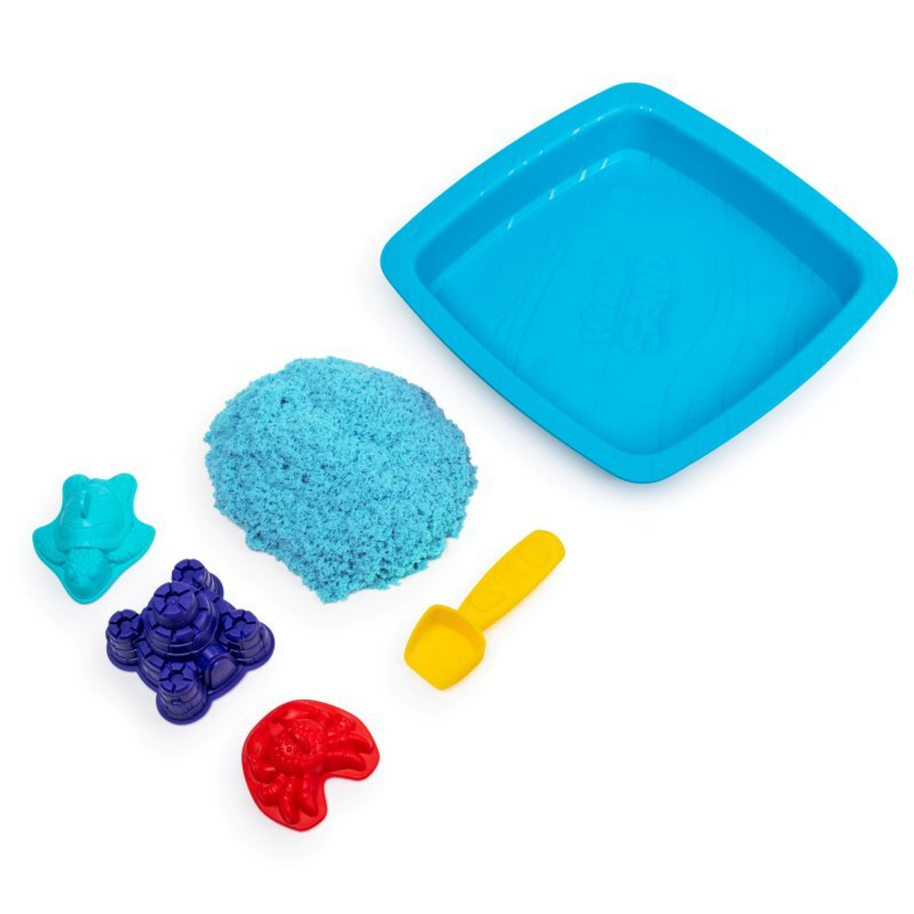 Kinetic Sand - Набор замок из кинетического песка с песочницей синий 454г 20106636