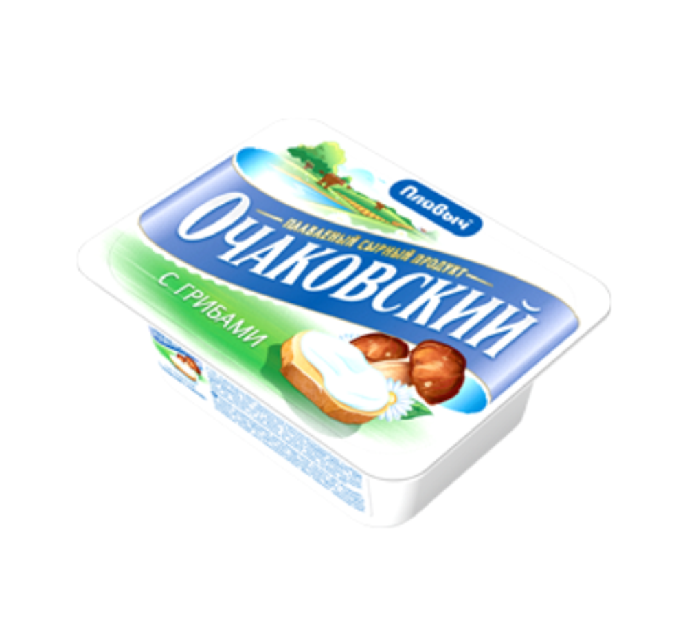Плавленый продукт с сыром Очаковский с грибами 180гр.
