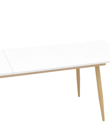 Стол обеденный Lacio раскладной 160-220*90 белый