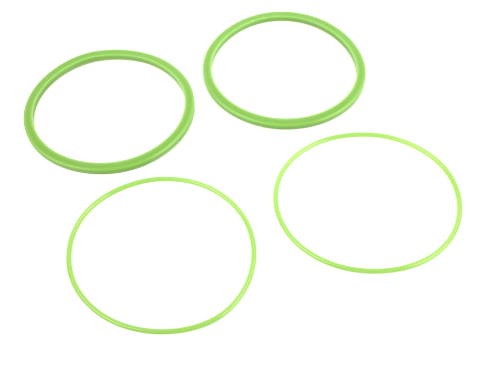 Комплект прокладок маслянного фильтра (2 поз.) КАМАЗ- ЕВРО зеленый силикон (Балаково)