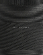 Кашпо TREEZ ERGO - серия Graphics - Округлая чаша - Чёрный графит