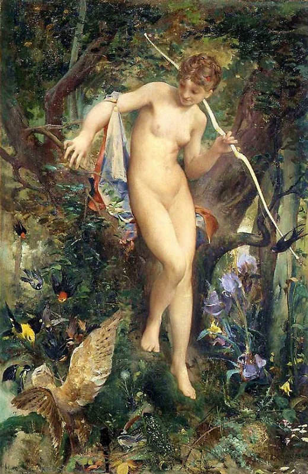 Luc-Olivier Merson (1846-1920) - эротическое искусство французского художника