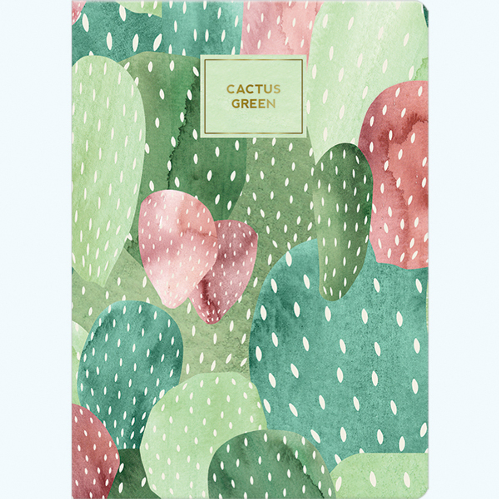 Блокнот "Cactus" А5 96 листов книжный переплет, сшивка
