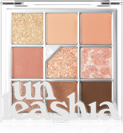 Unleashia Glitterpedia Eye Palette - Тушь для ресниц оттенок No.3 All of Coral Pink, 6 g