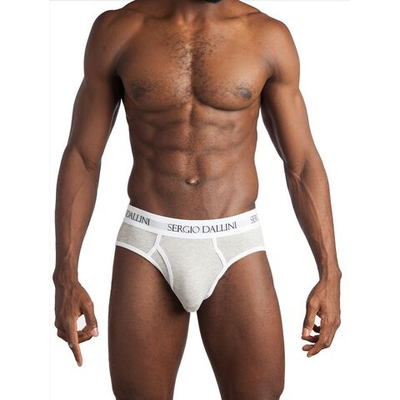 Набор из трех разноцветных трусов-брифов Sergio Dallini (Размер: XXXL) (Цвет: разноцветный)