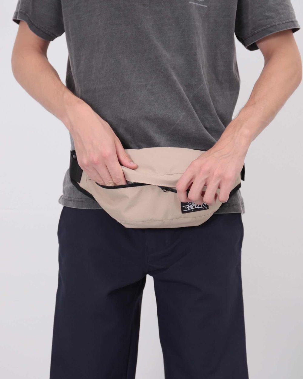 Купить Сумка поясная Anteater Minibag Бежевая Сумка поясная Anteater Minibag Бежевая