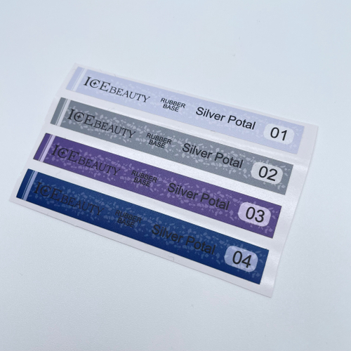 IceBeauty Наклейки на типсы коллекция "Silver Potal"