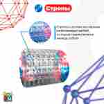 Аттракцион Водный роллер (Гидророллер) "Красно-синий" ПВХ, 2.4*2.2*2.2 м