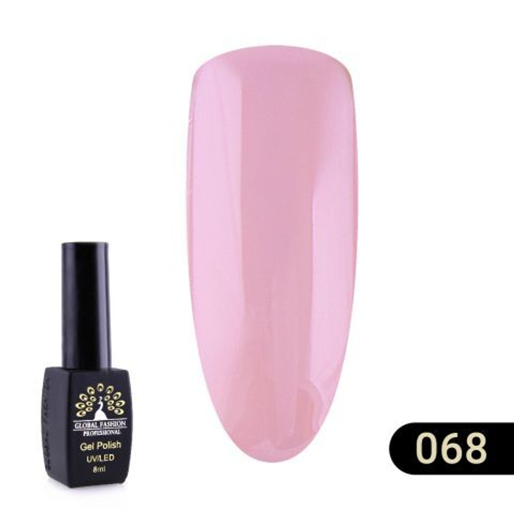 Гель лак BLACK ELITE 068, Global Fashion 8 мл