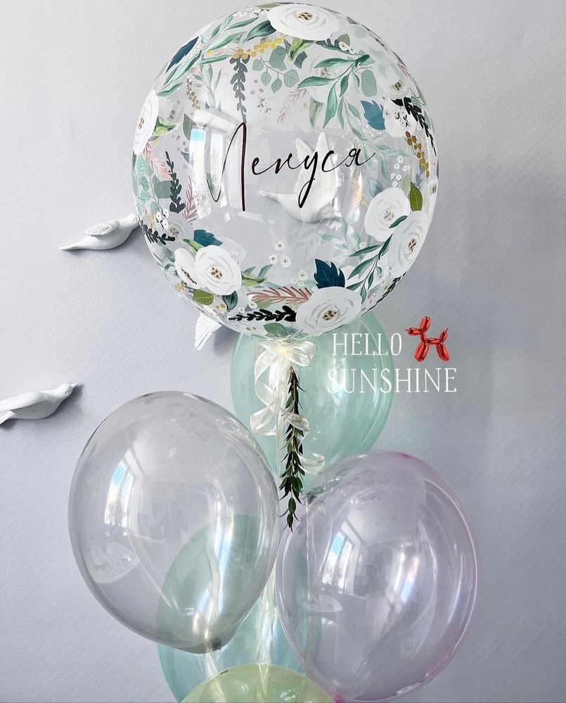 Фотография в шаре на День мамы