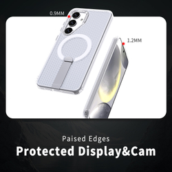 Прозрачный чехол Mesh Pro Magnetic Case для Samsung Galaxy S25+